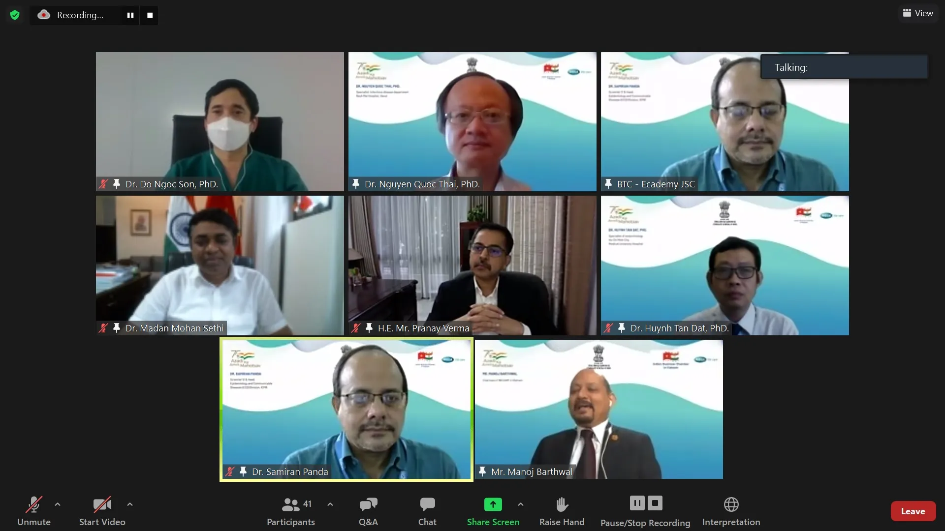 Hợp tác chia sẻ kinh nghiệm quản lý và điều trị Covid-19 từ Ấn Độ