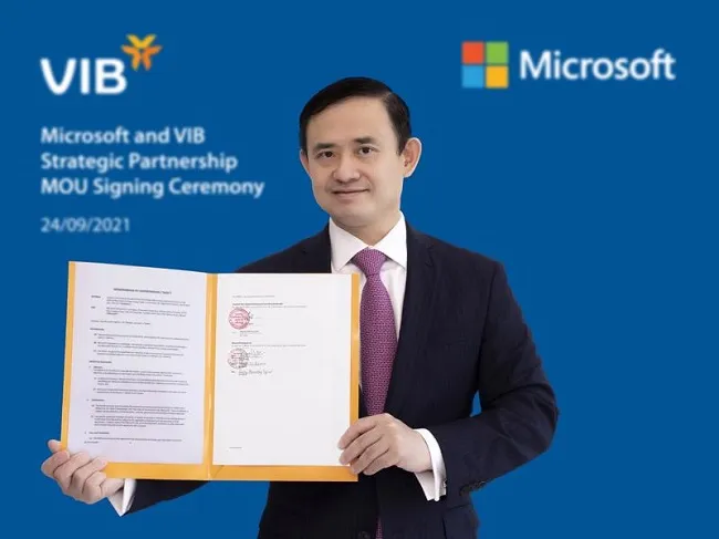 VIB hợp tác Microsoft tạo bứt phá tốc độ dịch vụ và đổi mới sáng tạo 1