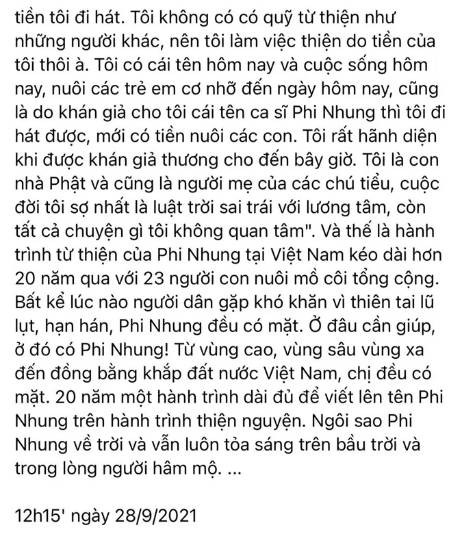 Đại diện Phi Nhung lên tiếng chia sẻ, tiết lộ lời nhắn gửi trước khi qua đời 7