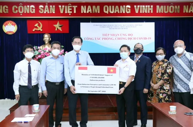 Tổng Lãnh sự Indonesia tại Thành phố Hồ Chí Minh hỗ trợ công tác phòng, chống dịch