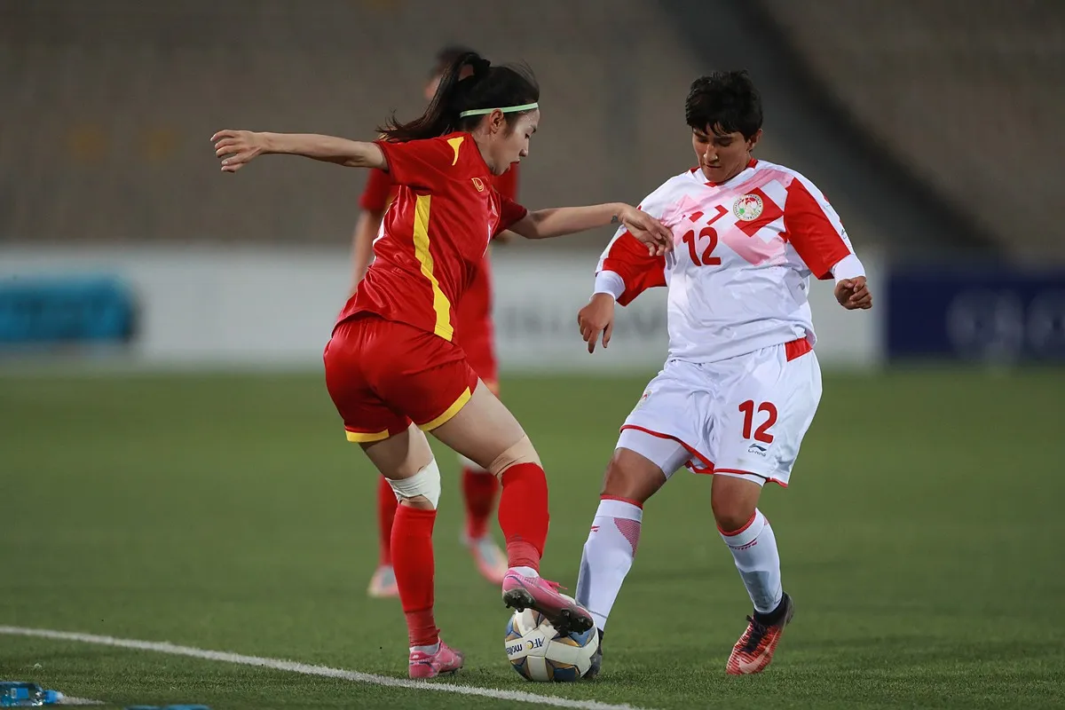 Vòng loại bóng đá nữ châu Á 2022: Thắng tưng bừng Tajikistan, ĐT nữ Việt Nam góp mặt ở VCK