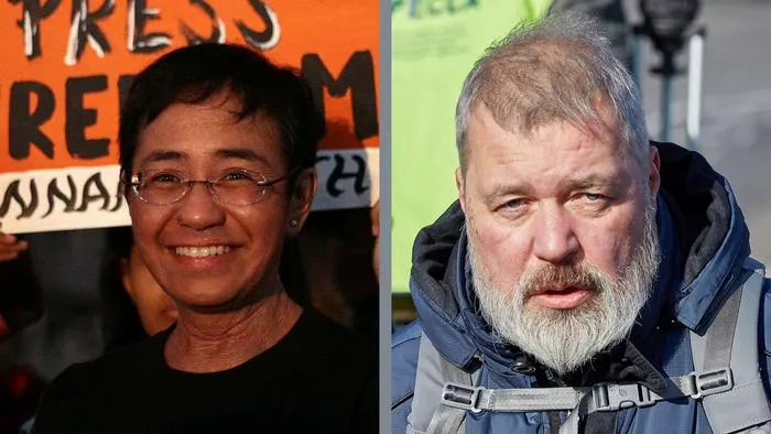 Giải Nobel Hòa bình 2021 thuộc về hai nhà báo người Nga và Philippines