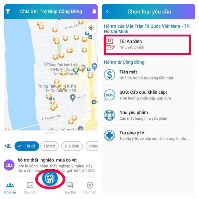 Cách sử dụng App An Sinh và đăng ký gói hỗ trợ 3