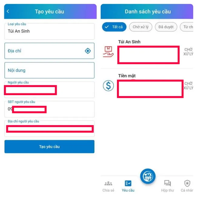 Cách sử dụng App An Sinh và đăng ký gói hỗ trợ 4