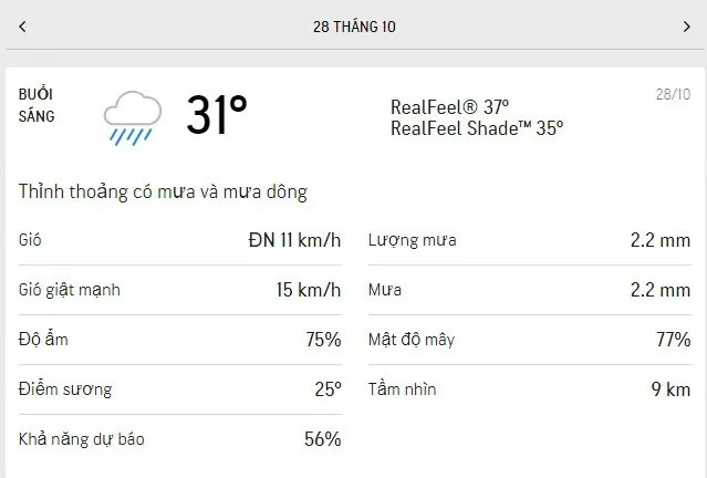 Dự báo thời tiết TPHCM hôm nay 27/10 và ngày mai 29/10/2021: mưa rào, gió mạnh, tối không mưa 4