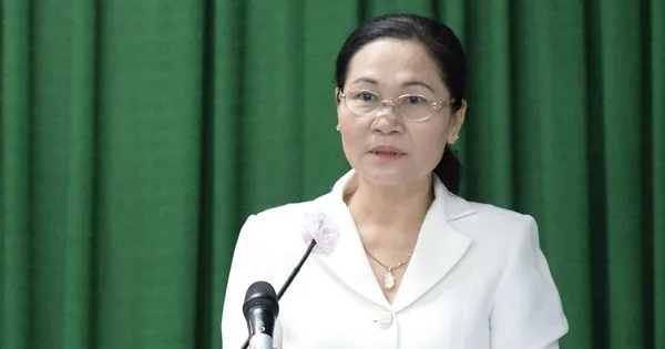 Chủ tịch Hội đồng nhân dân TPHCM Nguyễn Thị Lệ. 
