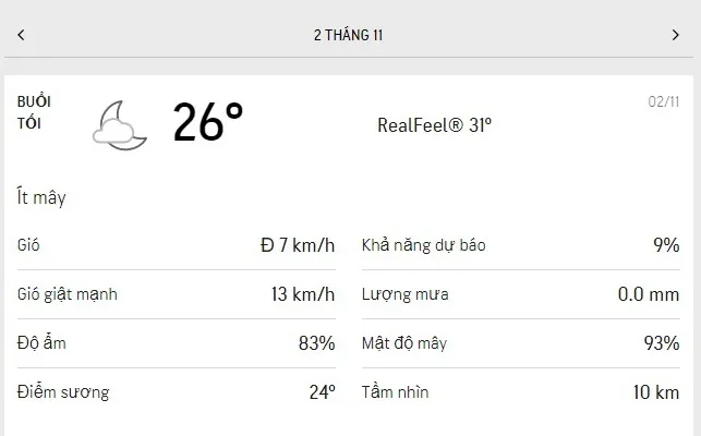 Dự báo thời tiết TPHCM hôm nay 2/11 và ngày mai 3/11/2021: cả ngày nắng nóng, lượng UV cao 3