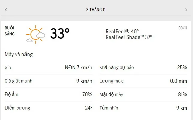 Dự báo thời tiết TPHCM hôm nay 2/11 và ngày mai 3/11/2021: cả ngày nắng nóng, lượng UV cao 4