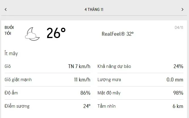Dự báo thời tiết TPHCM hôm nay 3/11 và ngày mai 4/11/2021: trời nắng, trong không khí có sương bụi 6