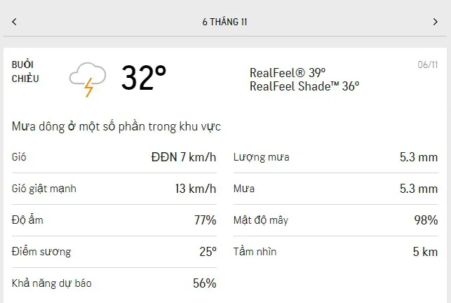 Dự báo thời tiết TPHCM hôm nay 6/11 và ngày mai 7/11/2021: trời dịu nắng, nhiệt độ cao nhất 33 độ C 2