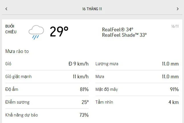 Dự báo thời tiết TPHCM hôm nay 16/11 và ngày mai 17/11/2021: trời mát, chiều có mưa rào 2