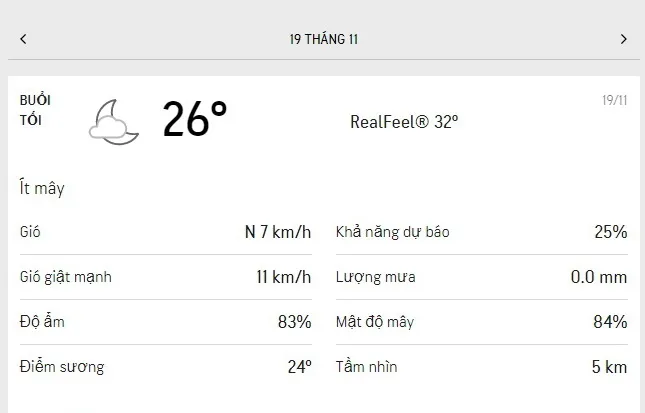 Dự báo thời tiết TPHCM hôm nay 18/11 và ngày mai 19/11/2021: trời nắng, nhiệt độ cao nhất 33 độ C 6