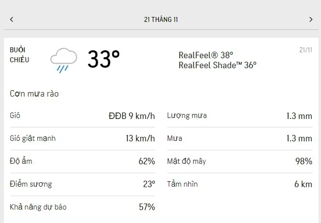 Dự báo thời tiết TPHCM hôm nay 21/11 và ngày mai 22/11/2021: trời dịu nắng, chiều có mưa rào rải rác 2