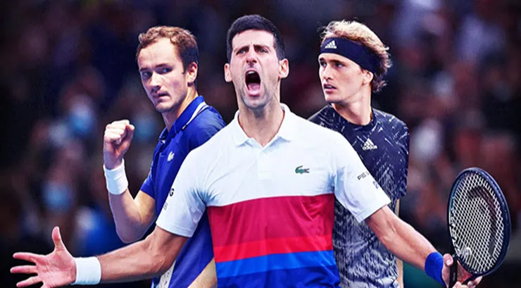 Bảng xếp hạng tennis 22/11: Djokovic, Medvedev và Zverev vững 3 hạng đầu