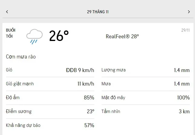 Dự báo thời tiết TPHCM hôm nay 29/11 và ngày mai 30/11/2021: trời nhiều mây, mưa dông rải rác 3