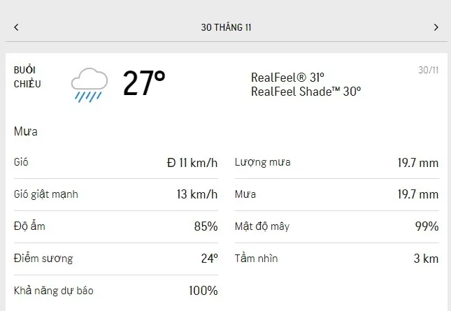 Dự báo thời tiết TPHCM hôm nay 29/11 và ngày mai 30/11/2021: trời nhiều mây, mưa dông rải rác 5