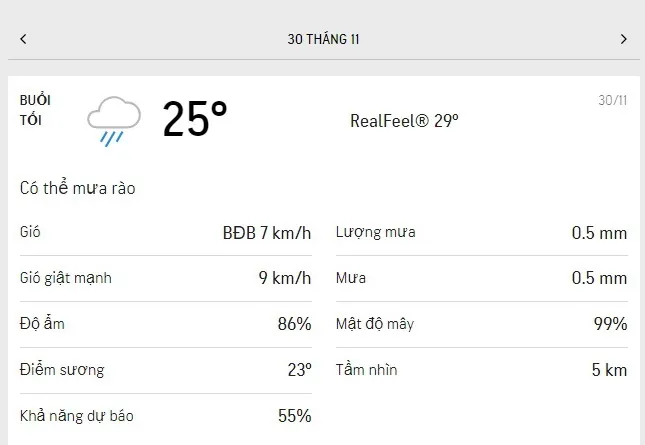 Dự báo thời tiết TPHCM hôm nay 29/11 và ngày mai 30/11/2021: trời nhiều mây, mưa dông rải rác 6