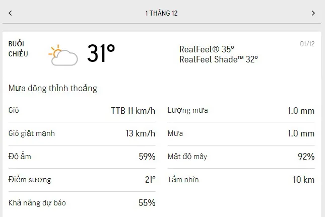 Dự báo thời tiết TPHCM hôm nay 30/11 và ngày mai 1/12/2021: sáng nắng dịu, chiều nhiều mưa 5