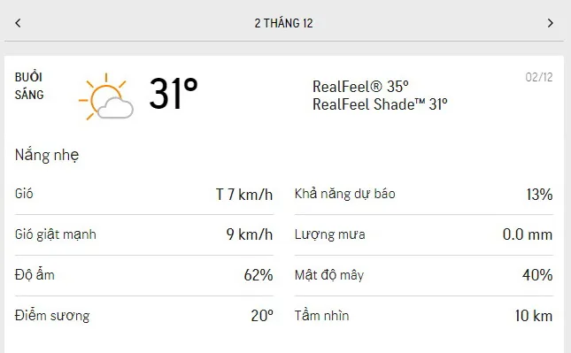 Dự báo thời tiết TPHCM hôm nay 1/12 và ngày mai 2/12/2021: ngày nắng nhẹ, mưa dông rải rác 4