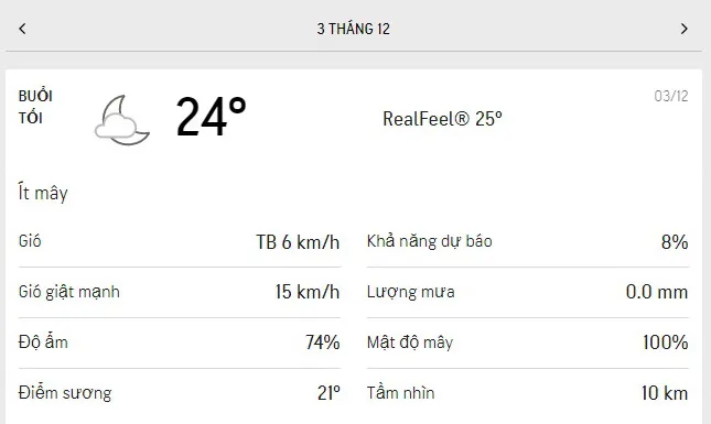 Dự báo thời tiết TPHCM hôm nay 3/12 và ngày mai 4/12/2021: nắng nhẹ, trong không khí có sương bụi 3