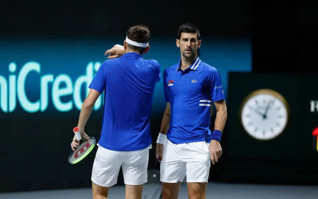 Davis Cup 2021: Djokovic không thể giúp Serbia đánh bại Croatia tại bán kết