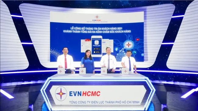 EVNHCM khánh thành Tổng đài chăm sóc khách hàng đa kênh 1
