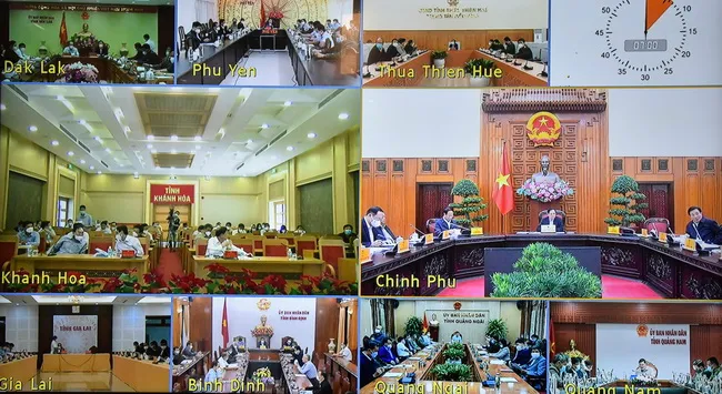Thủ tướng Phạm Minh Chính chủ trì cuộc họp với 8 địa phương về tình hình khắc phục hậu quả mưa lũ 1