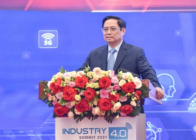 Thủ tướng Phạm Minh Chính dự Diễn đàn cấp cao thường niên về cách mạng công nghiệp lần thứ 4 2
