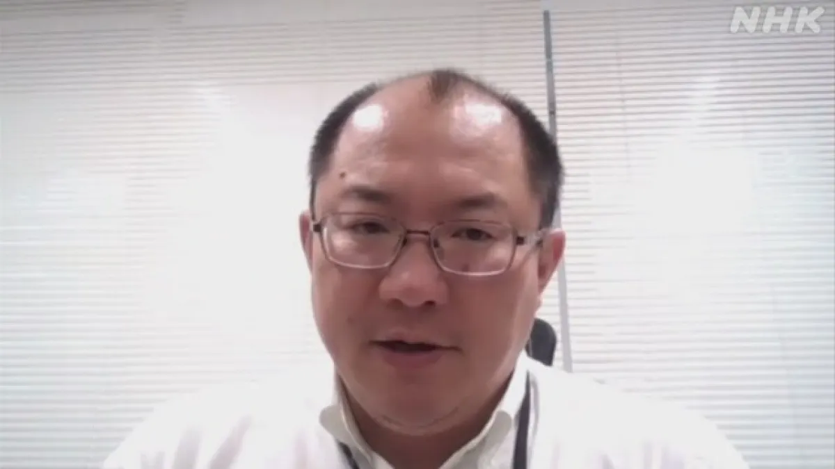 Giáo sư Hiroshi Nishiura (Ảnh: NHK)