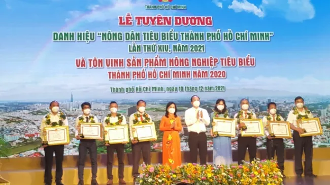 Tuyên dương 20 Nông dân tiêu biểu Thành phố Hồ Chí Minh lần thứ XIV năm 2021 1