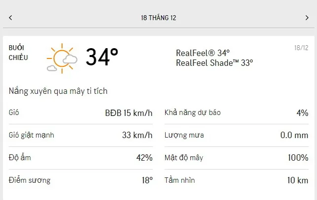 Dự báo thời tiết TPHCM hôm nay 18/12 và ngày mai 19/12/2021: nắng nhẹ, bầu trời nhiều mây xốp 2