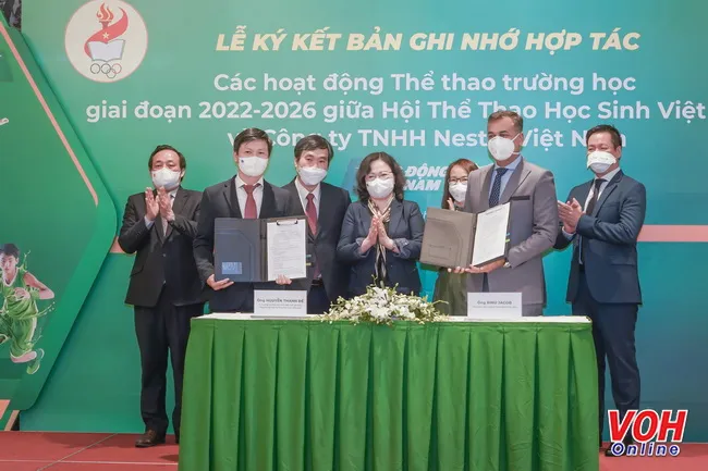 Nestlé Việt Nam tiếp sức các hoạt động thể thao trường học giai đoạn 2022-2026 1
