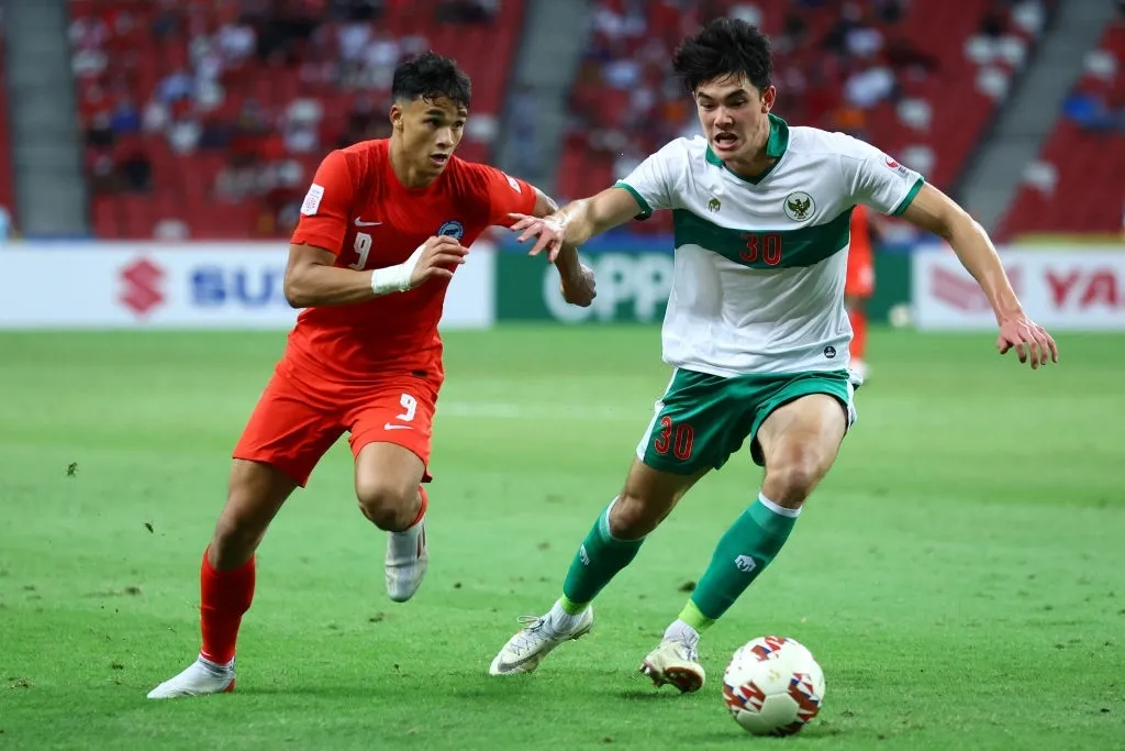 AFF Cup 2020: Singapore và Indonesia hòa kịch tính tại bán kết lượt đi
