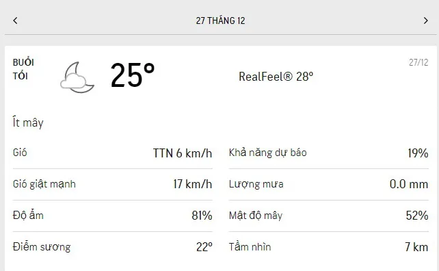 Dự báo thời tiết TPHCM hôm nay 27/12 và ngày mai 28/12/2021: nắng nhẹ, buổi chiều có thể có mưa dông 3