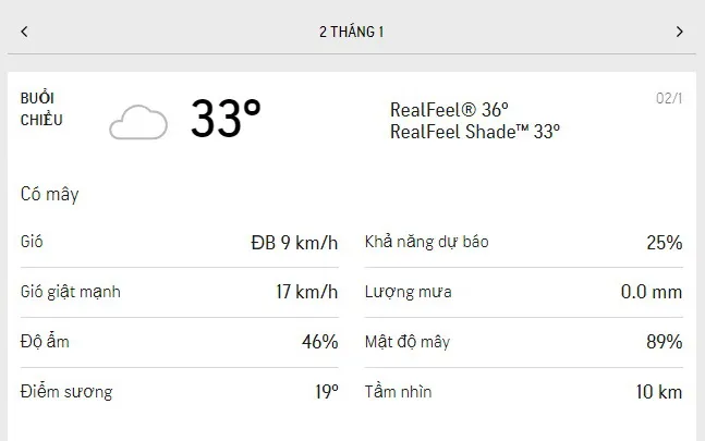 Dự báo thời tiết TPHCM hôm nay 1/1 và ngày mai 2/1/2022: mây và nắng nhẹ, lượng UV ở mức 7 5