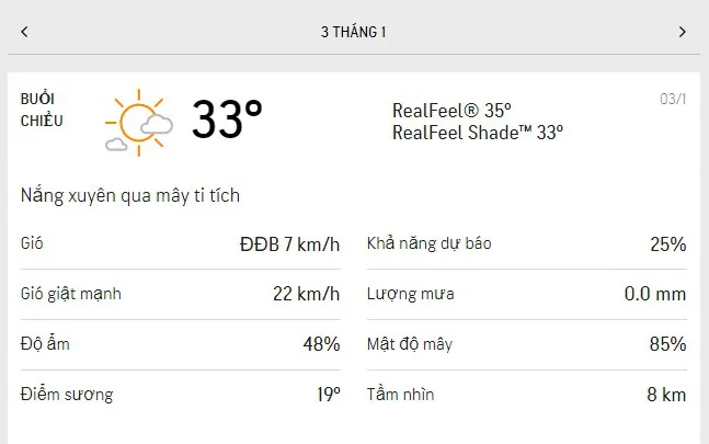 Dự báo thời tiết TPHCM hôm nay 2/1 và ngày mai 3/1/2022: nắng gắt, nhiệt độ cao nhất 33 độ C 5