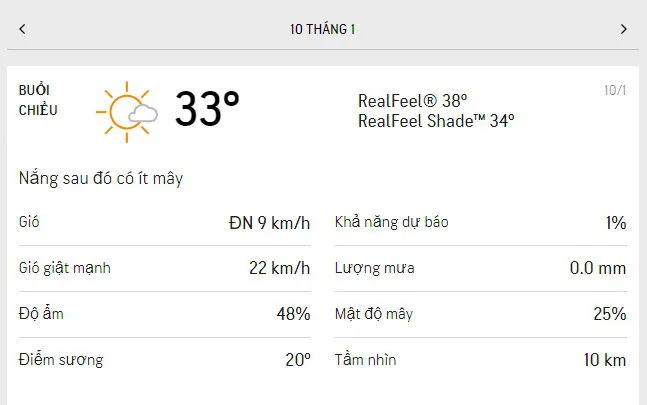 Dự báo thời tiết TPHCM hôm nay 2/1 và ngày mai 11/1/2022: nắng gắt, nhiệt độ cao nhất 33 độ C 2