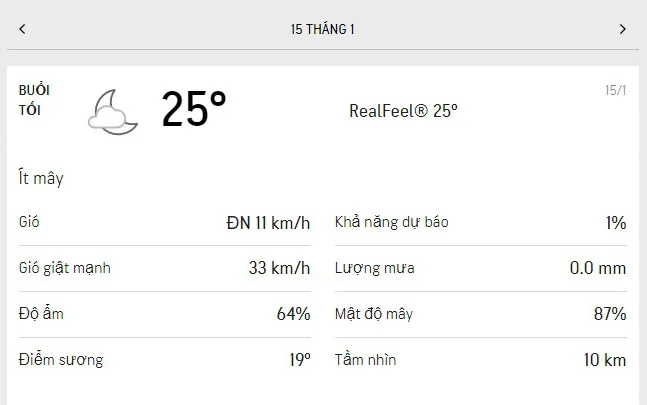 Dự báo thời tiết TPHCM hôm nay 15/1 và ngày mai 16/1/2022: ít mây, có nắng, nhiệt độ cao nhất 33 độ 3