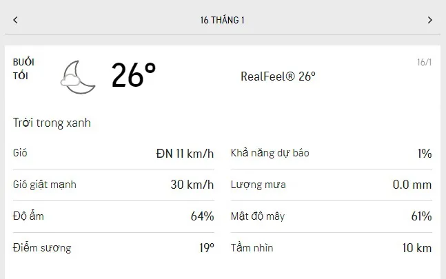 Dự báo thời tiết TPHCM hôm nay 15/1 và ngày mai 16/1/2022: ít mây, có nắng, nhiệt độ cao nhất 33 độ 6