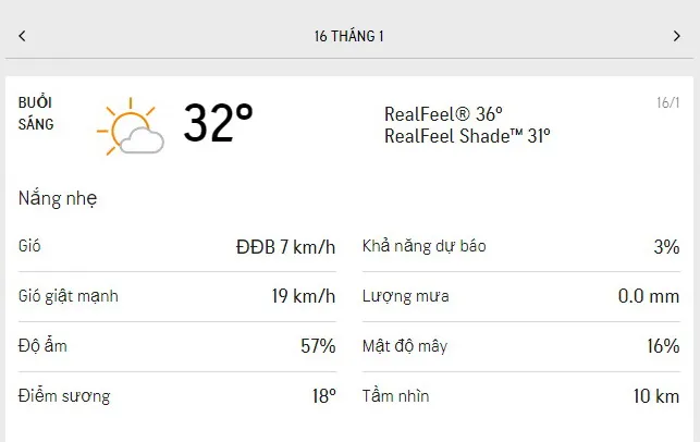 Dự báo thời tiết TPHCM hôm nay 16/1 và ngày mai 17/1/2022: ngày nắng nhưng không quá oi bức 1