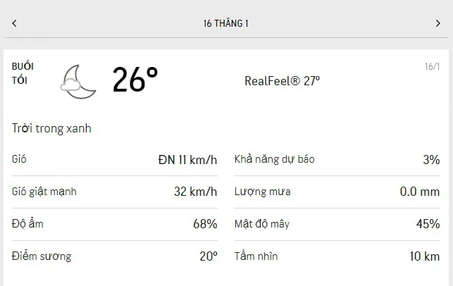 Dự báo thời tiết TPHCM hôm nay 16/1 và ngày mai 17/1/2022: ngày nắng nhưng không quá oi bức 3