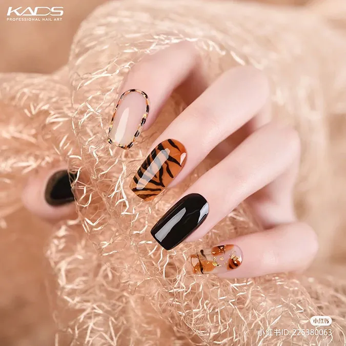 Mẫu nail con hổ đẹp dành riêng cho năm Nhâm Dần 57