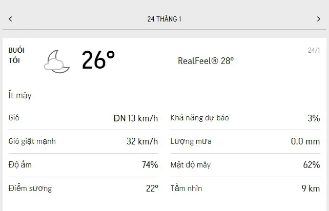 Dự báo thời tiết TPHCM hôm nay 24/1 và ngày mai 25/1/2022: ngày nắng, mây từng đợt 3
