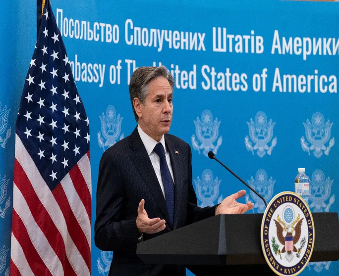 Ngoại trưởng Mỹ Antony Blinken khẳng định vấn đề Washington ủng hộ quyền của Ukraine theo đuổi tư cách thành viên NATO là một trong những nguyên tắc.