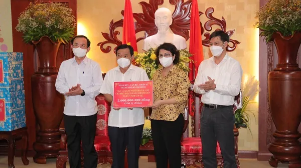 Bí thư Thành ủy TPHCM Nguyễn Văn Nên thăm và tặng quà Tết tỉnh Tây Ninh 1
