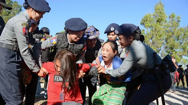 Myanmar, biểu tình