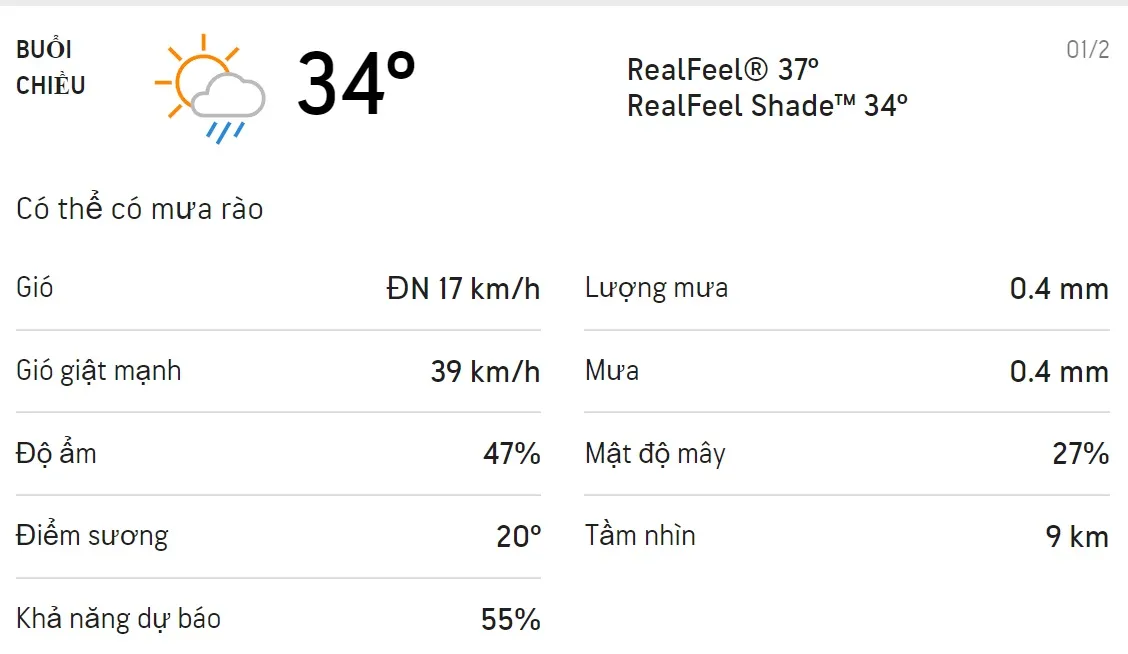 Dự báo thời tiết TPHCM hôm nay 1/2 và ngày mai 2/2/2022: Đầu giờ chiều có mưa rào 2