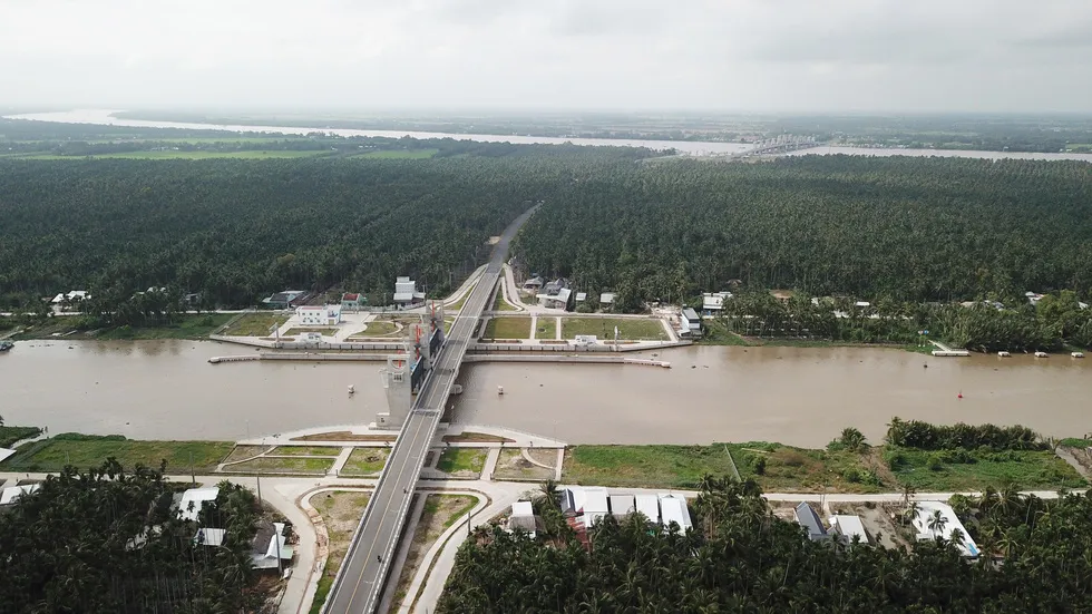 Xuân về trên những công trình hạ tầng, thủy lợi vùng Đồng bằng sông Cửu Long 1