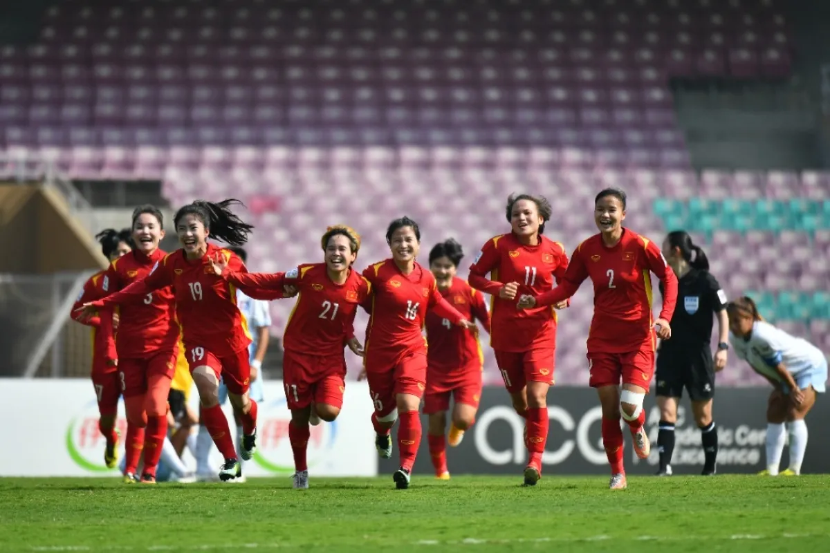 Ttuyển nữ Việt Nam lần đầu tiên trong lịch sử giành quyền tham dự Giải vô địch bóng đá Nữ thế giới (World Cup 2023).