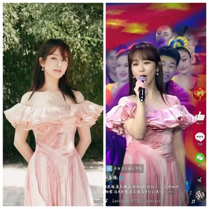 Sao Hàn, Trung chặt nhau chan chát khi diện váy của các của NTK Việt 8